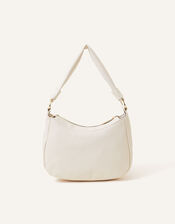 Small Scoop Shoulder Bag, Cream (CREAM), large