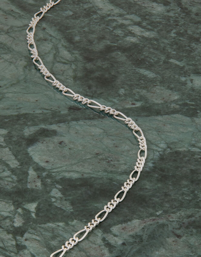 Sterling Silver Chain Anklet, , large
