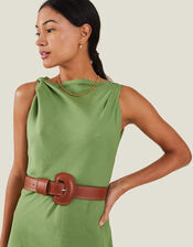 Stitch Detail Belt, Tan (TAN), large