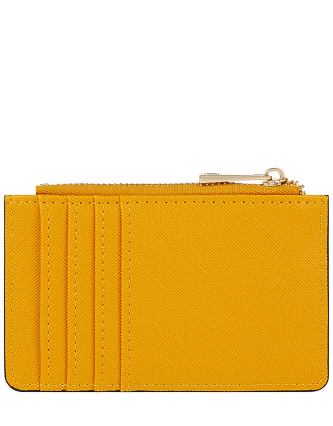 Shoreditch Textured Cardholder, Yellow (OCHRE), large