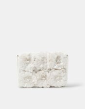 3D Sequin Flower Clutch Bag, , large