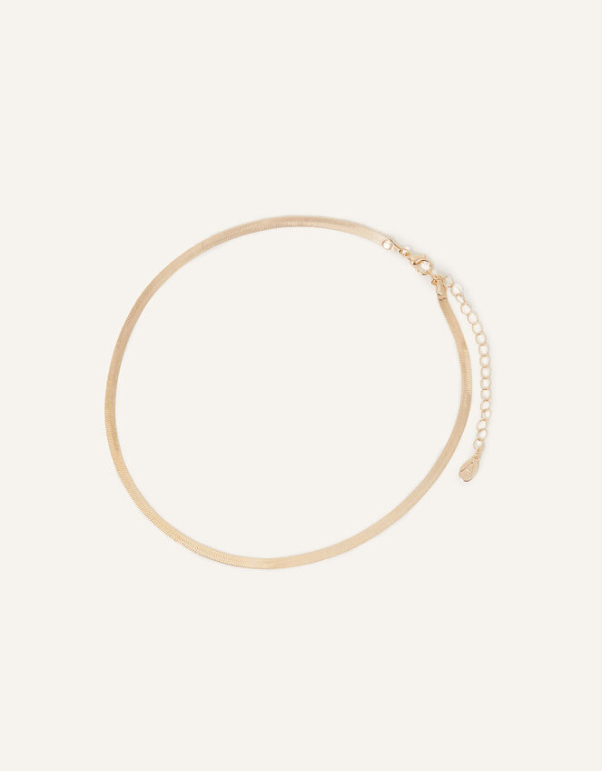 Snake Chain Necklace, Gold (GOLD), large