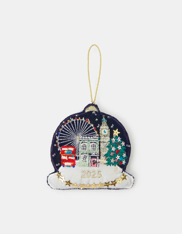 2025 London Snow Globe Christmas Tree Decoration, , large