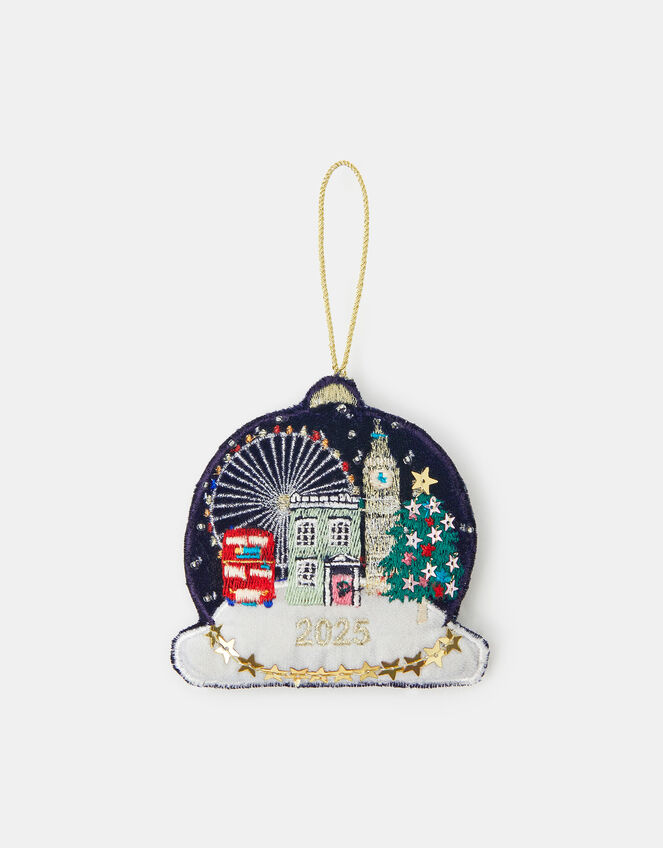 2025 London Snow Globe Christmas Tree Decoration, , large