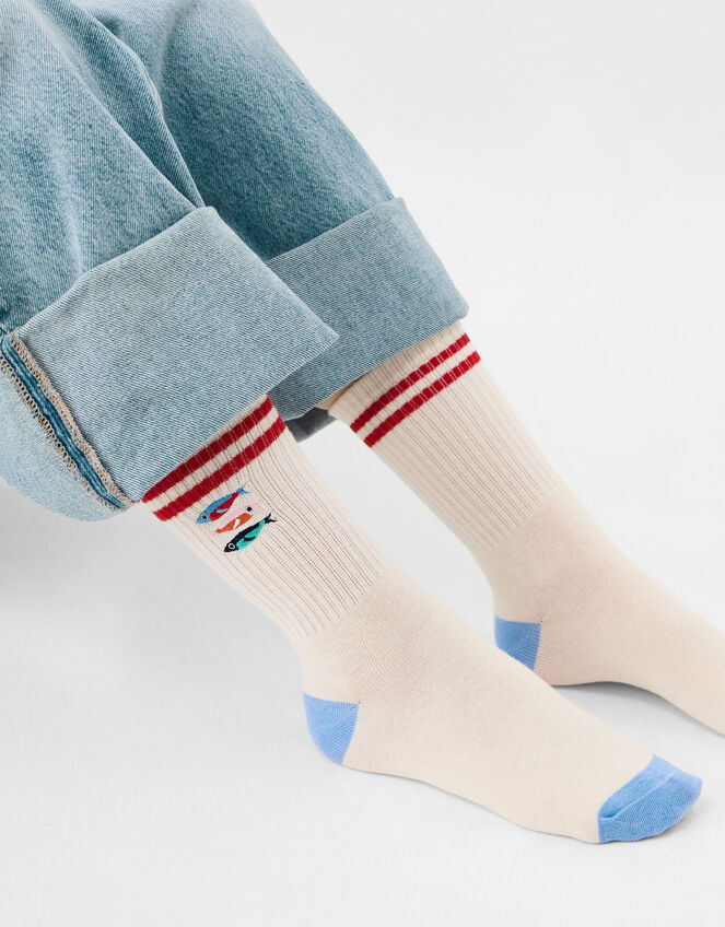 Sardines Varsity Socks, , large