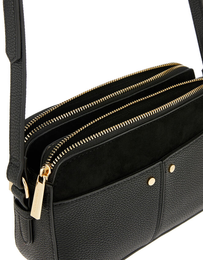 Charlotte Cross-Body Bag, Black (BLACK), large
