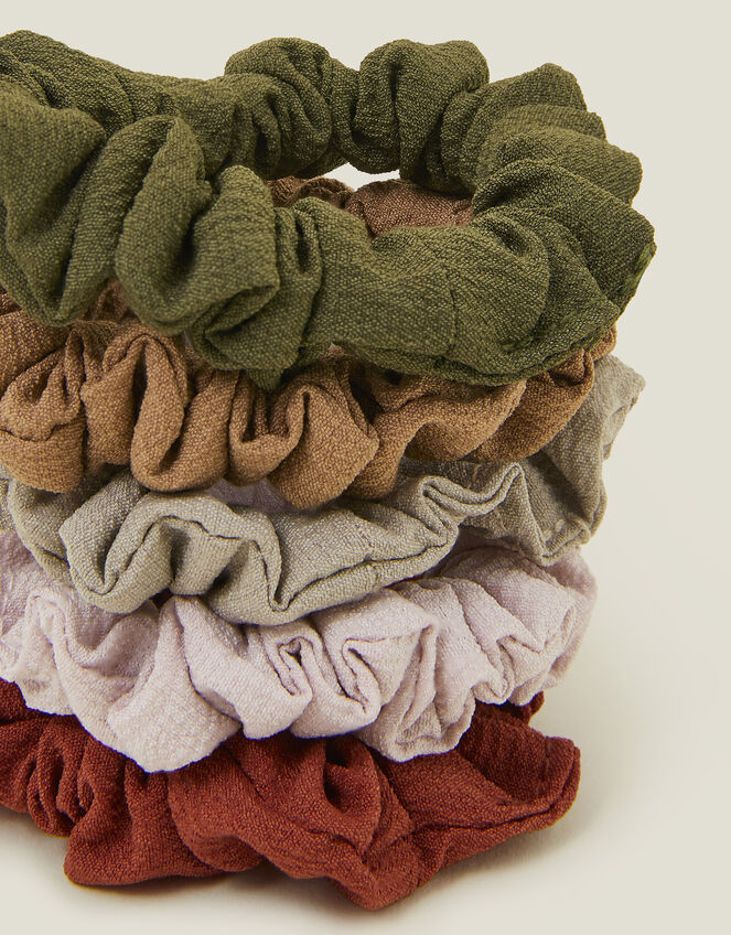 5-Pack Skinny Scrunchies, , large