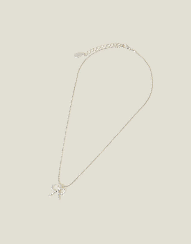 Bow Pendant Necklace , , large
