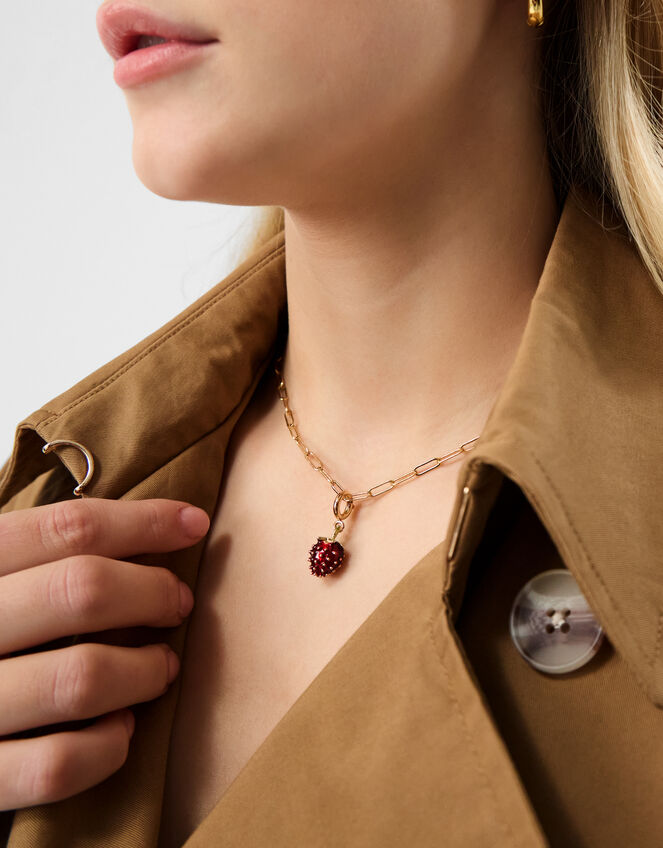 Strawberry Jewellery Charm, , large