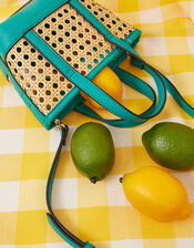 Mini Rattan Handheld Bag, , large