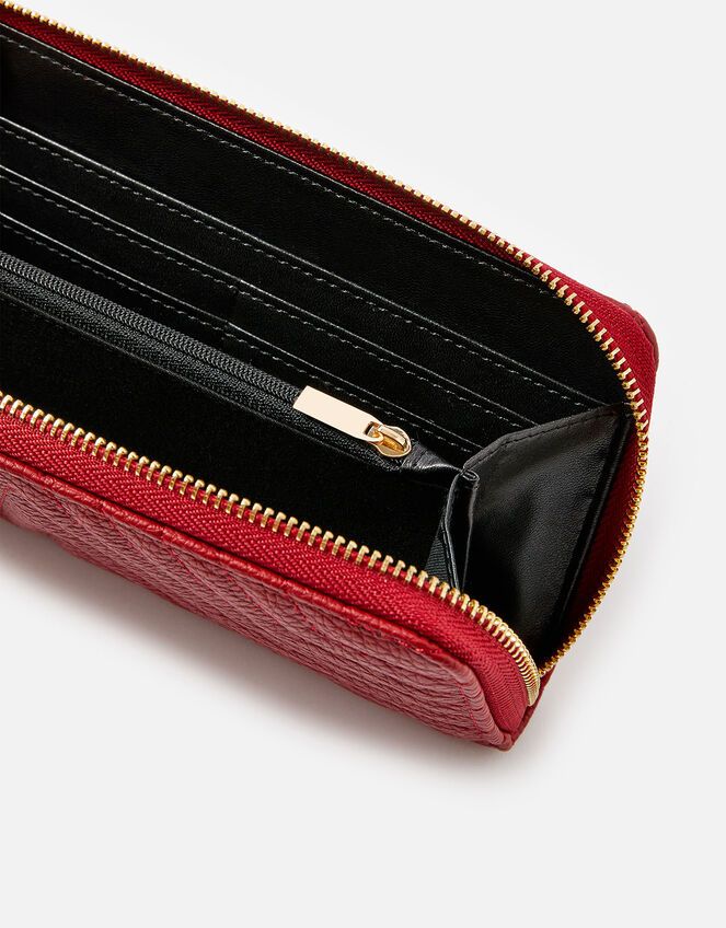 Star Quilted Purse, Red (RED), large