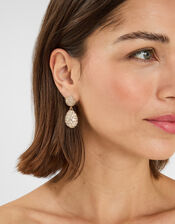 Double Drop Sparkle Earrings, , large