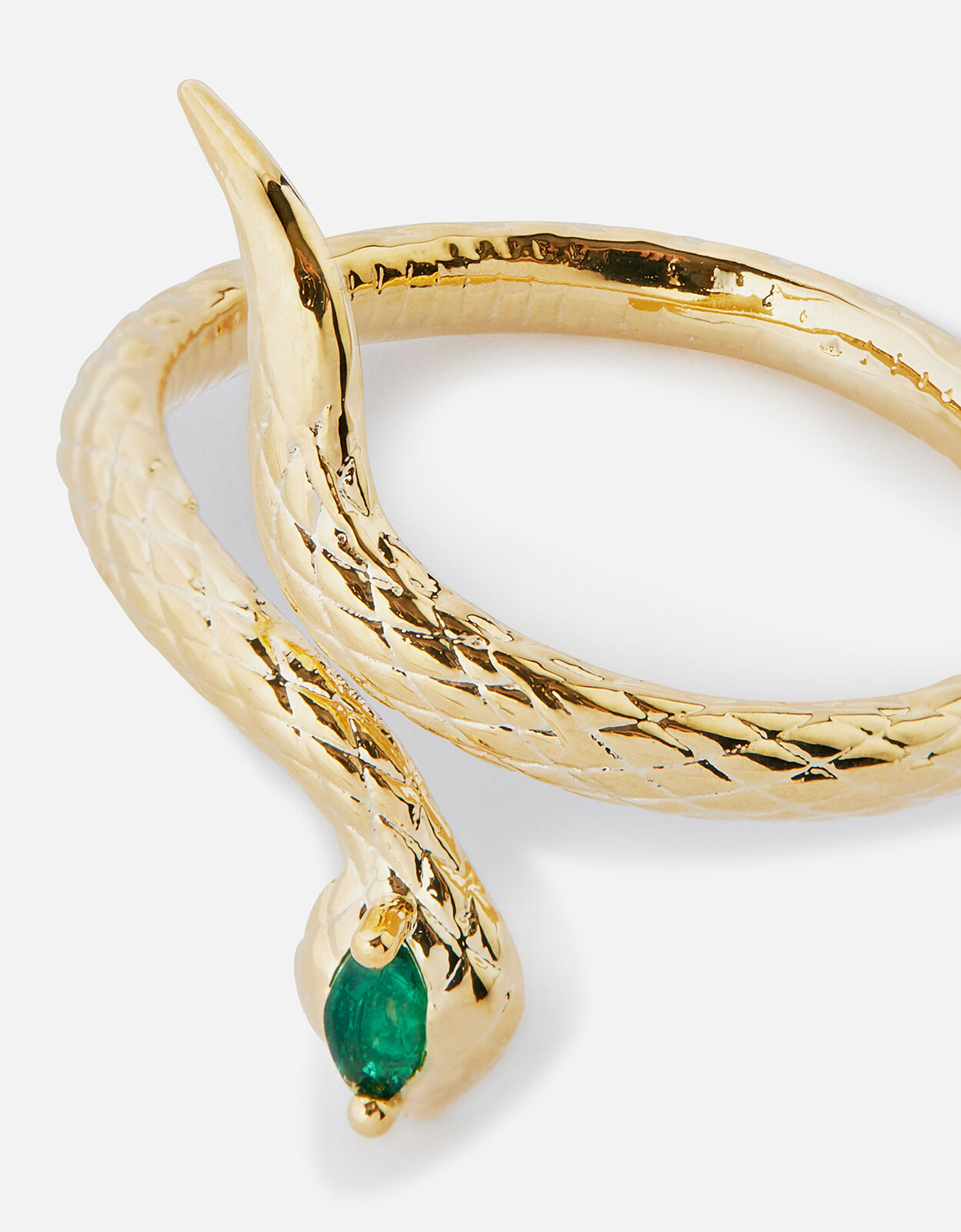 Gold Plated Snake Ring Gold Z for Accessorize Accessorize UK
