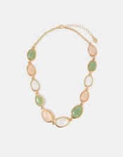 Mixed Stone Collar Necklace, , large