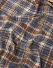 Check Print Blanket Scarf, , large