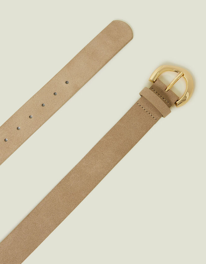 Suede Belt, Mink (MINK), large