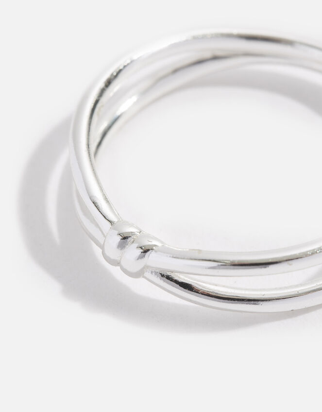 Sterling Silver Barbed Wire Ring , Silver (ST SILVER), large