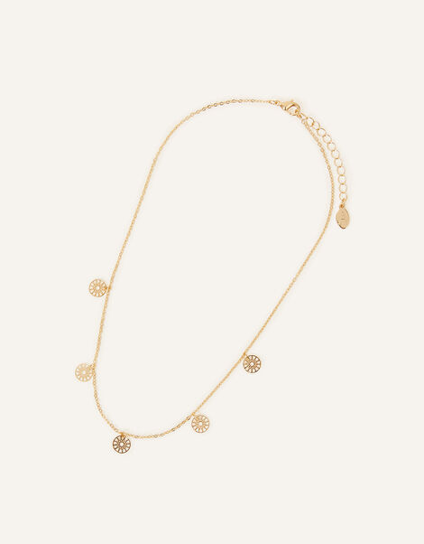 Filigree Station Necklace, , large