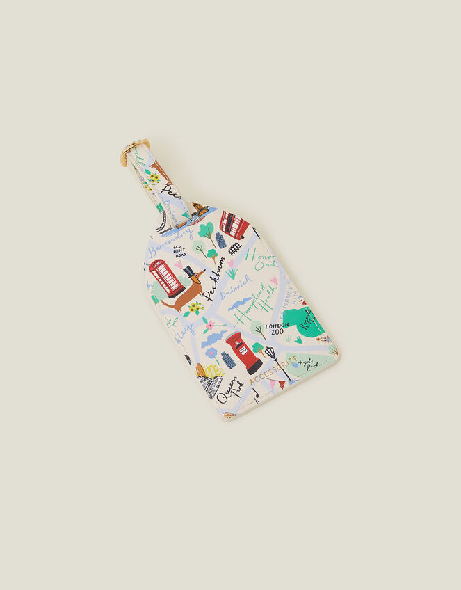 London Map Luggage Tag, , large