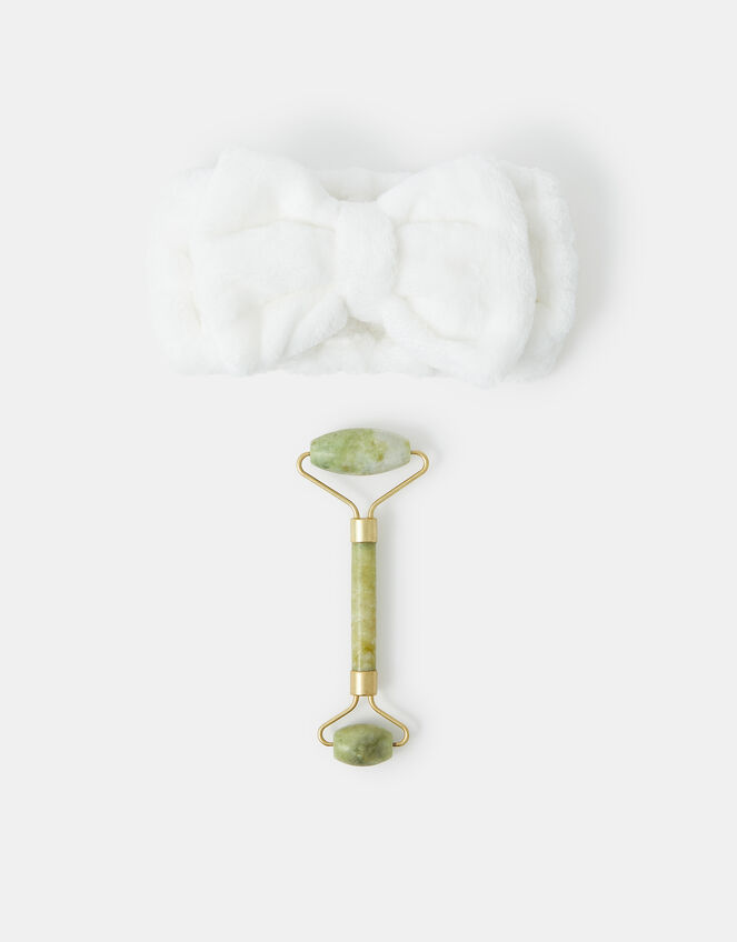 Danielle Creations Jade Facial Roller & Headband Set, , large