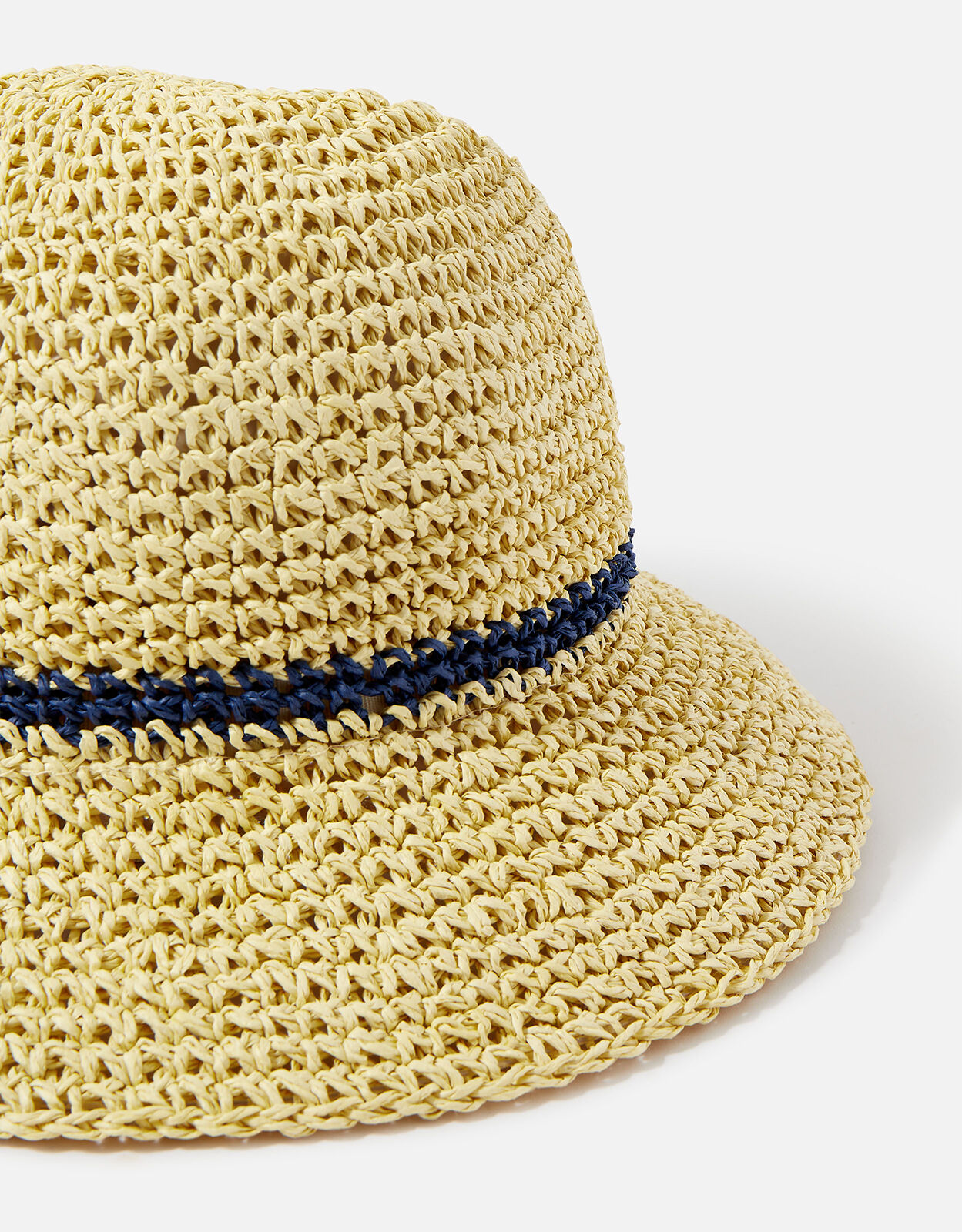 Stripe Natural Bucket Hat | Hats 