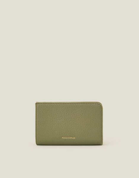 Zip Pocket Purse, Green (KHAKI), large