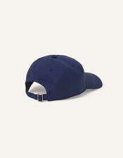 Twill Baseball Cap, Blue (NAVY), large