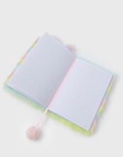 Girls Ombr&eacute; Fluffy Bunny A5 Notebook, , large