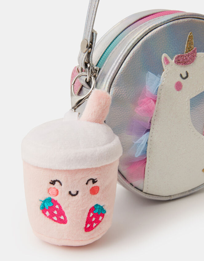 Girls Bubble Tea Bag Charm, , large