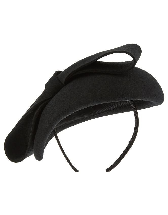 Felt Bow Detail Fascinator, , large