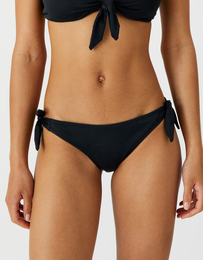 Bunny Tie Bikini Briefs, Black (BLACK), large