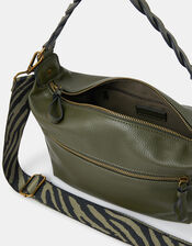 Multi Strap Crossbody Bag, Green (KHAKI), large