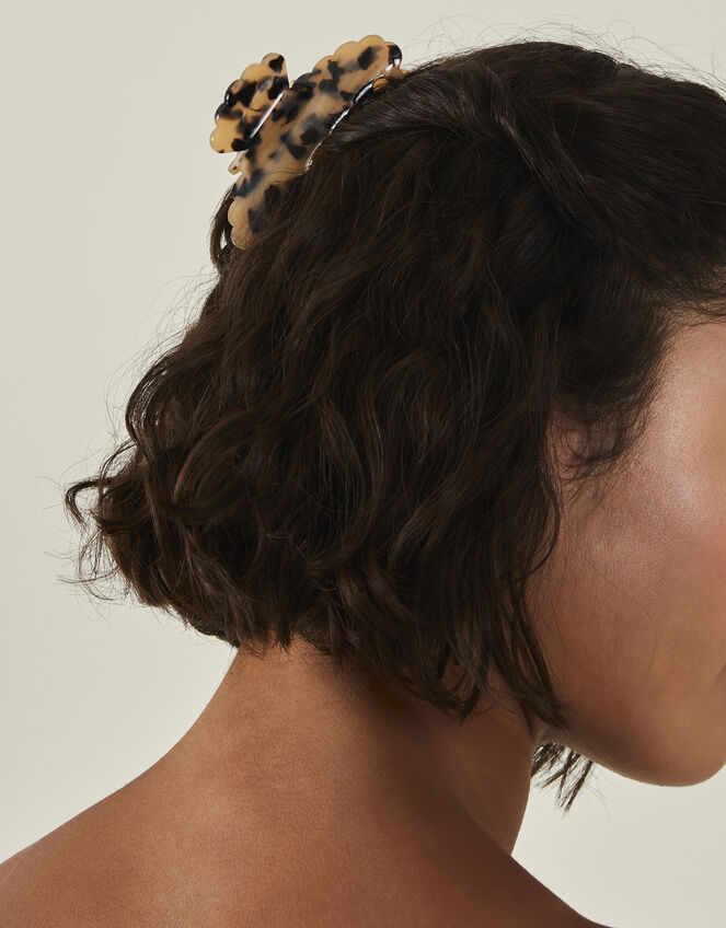 Scallop Resin Claw Clip, , large