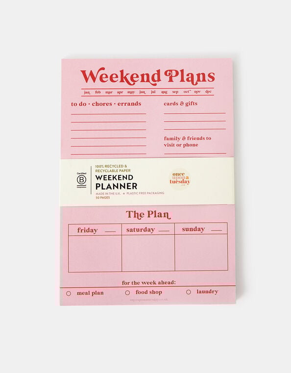 Good Tuesday Weekend Plans Pad A5, , large