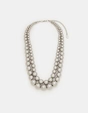 Layered Orb Necklace, , large