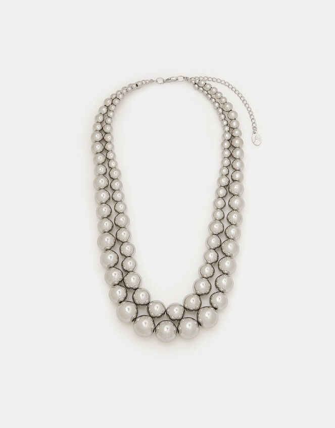 Layered Orb Necklace, , large