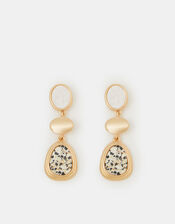 Marbled Drop Earrings, , large