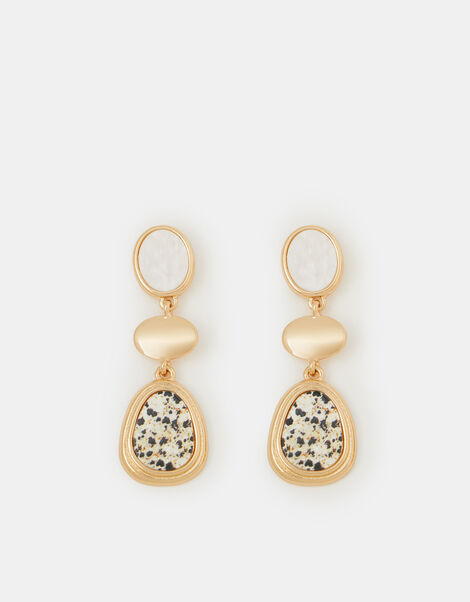 Marbled Drop Earrings, , large