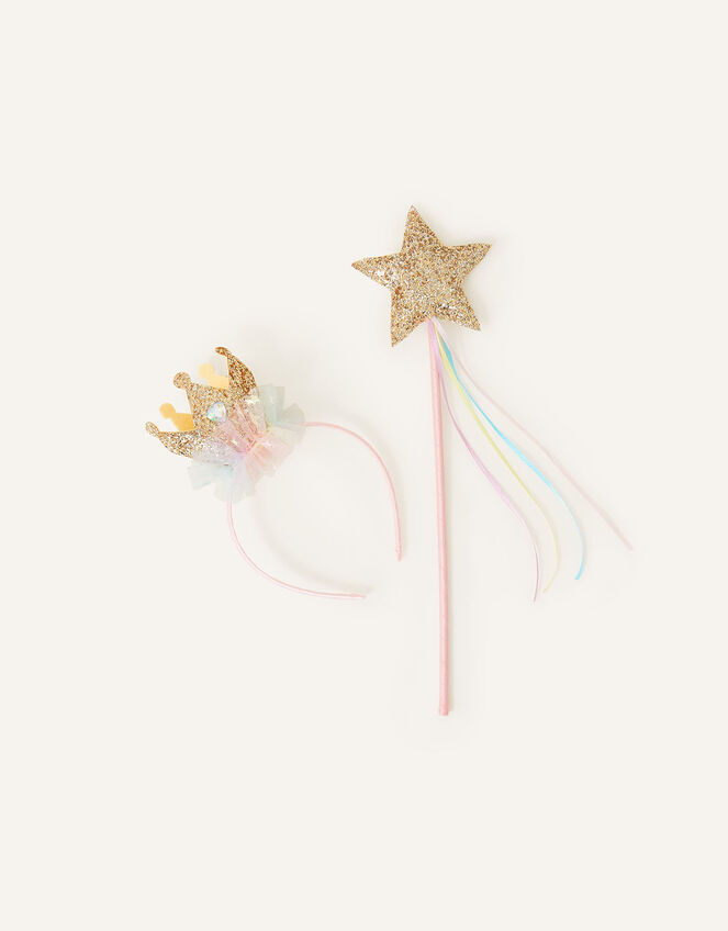 Tiara and Wand Dress Up Set, , large