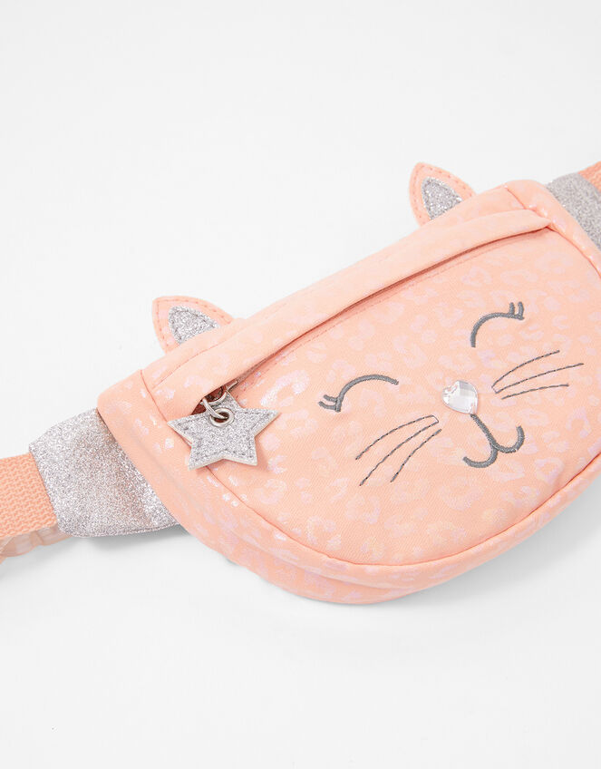 Glitter Cat Belt Bag, , large