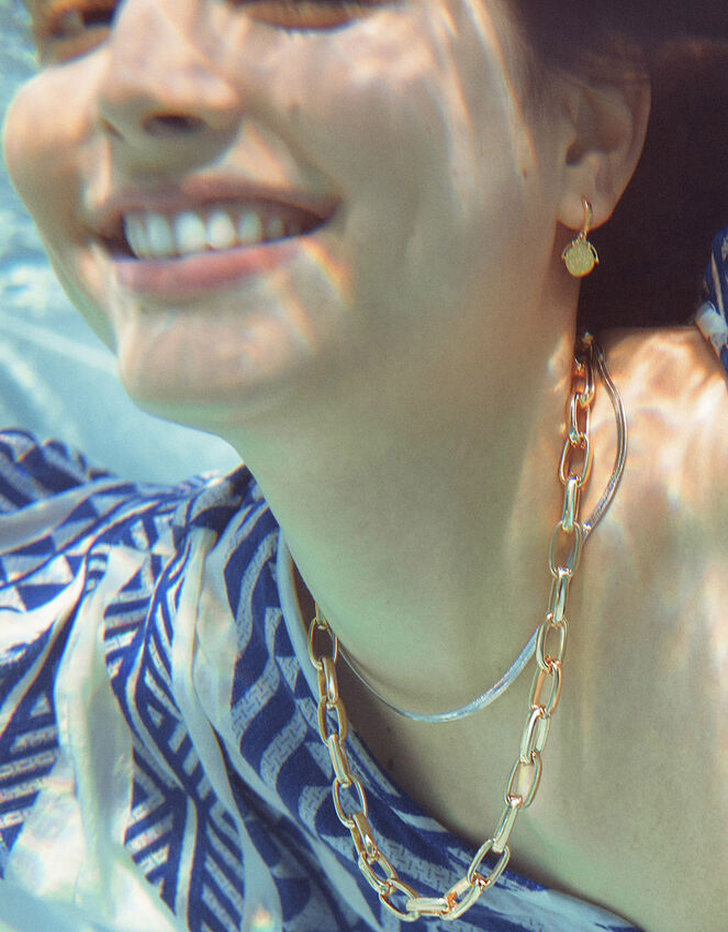 Simple Medium Chain Necklace, , large