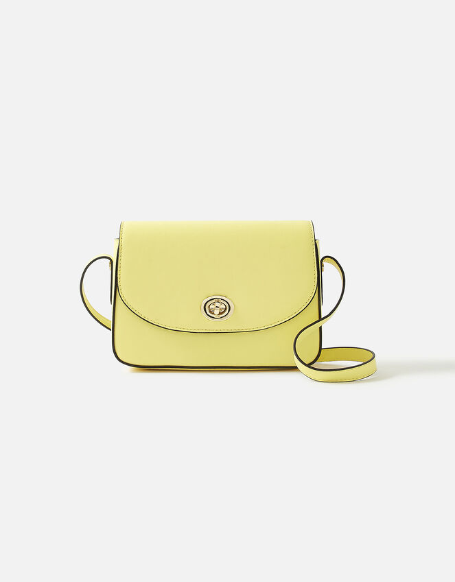 Lexi Lock Cross-Body Bag, Yellow (YELLOW), large