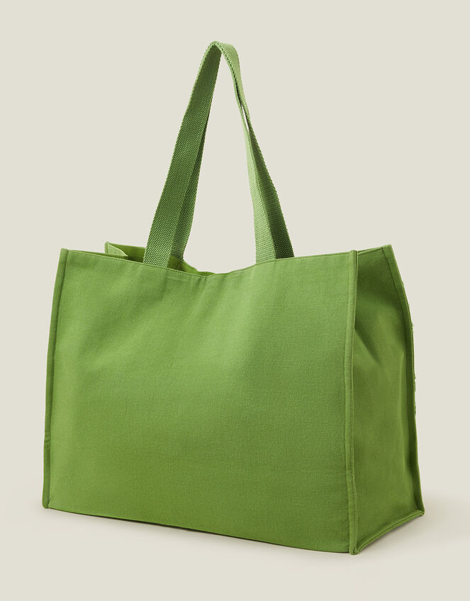 Embroidered Book Tote, , large