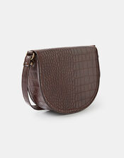 Sophia Croc Cross-Body Bag, , large