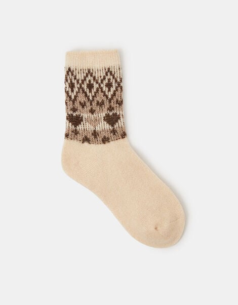 Cosy Fair Isle Socks, , large