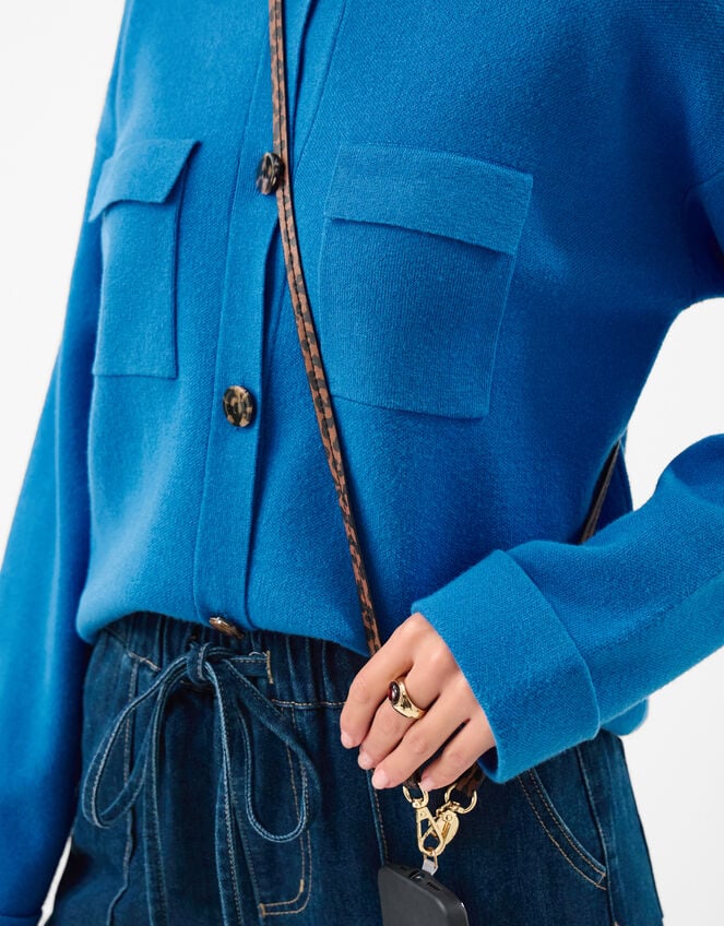 Leopard Print Thin Phone Strap, , large