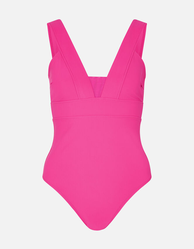 Lexi Plunge Shaping Swimsuit , Pink (PINK), large