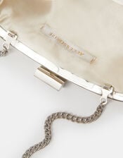 Floral Sequin Clutch Bag, , large