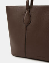 Laptop Tote Bag, Brown (CHOCOLATE), large