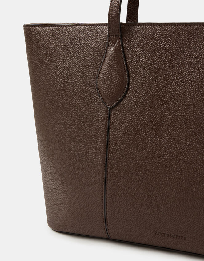 Laptop Tote Bag, Brown (CHOCOLATE), large